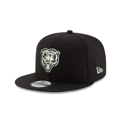 Black Chicago Bears Hat - New Era NFL 9FIFTY Snapback Caps USA7928150